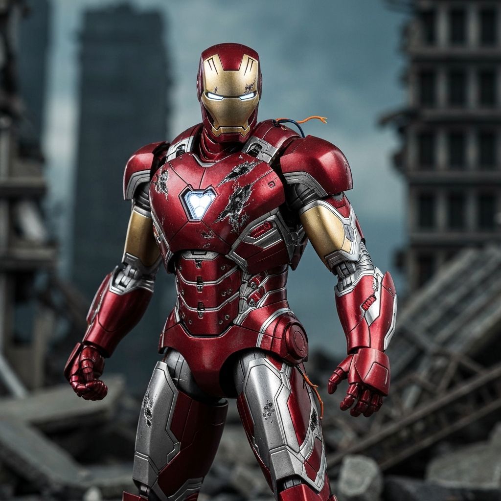 아이언맨 마크85 배틀 데미지 1/4